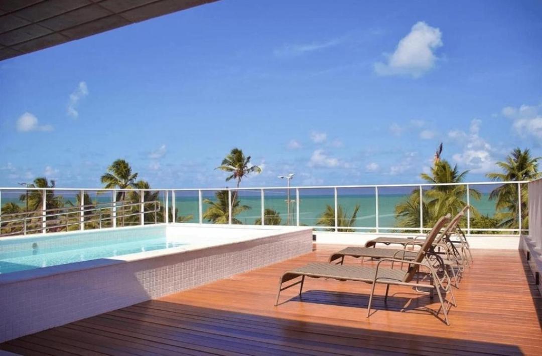 Flat Beira Mar Do Cabo Branco Apartment Joao Pessoa Bagian luar foto
